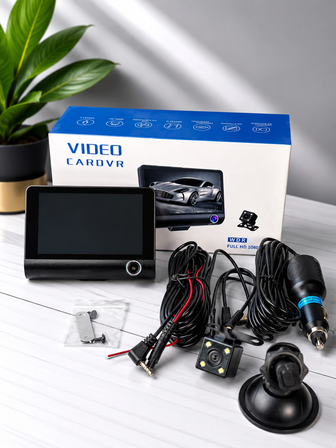 Protege Tu Vehículo 24/7 Con La Cámara DVR 3 Lentes Más Completa De Colombia