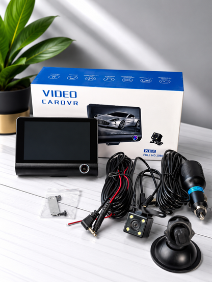 Protege Tu Vehículo 24/7 Con La Cámara DVR 3 Lentes Más Completa De Colombia